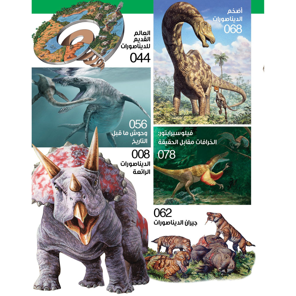 سلسلة العقول الذكية : كتاب كيف تعمل الأشياء عن الديناصورات